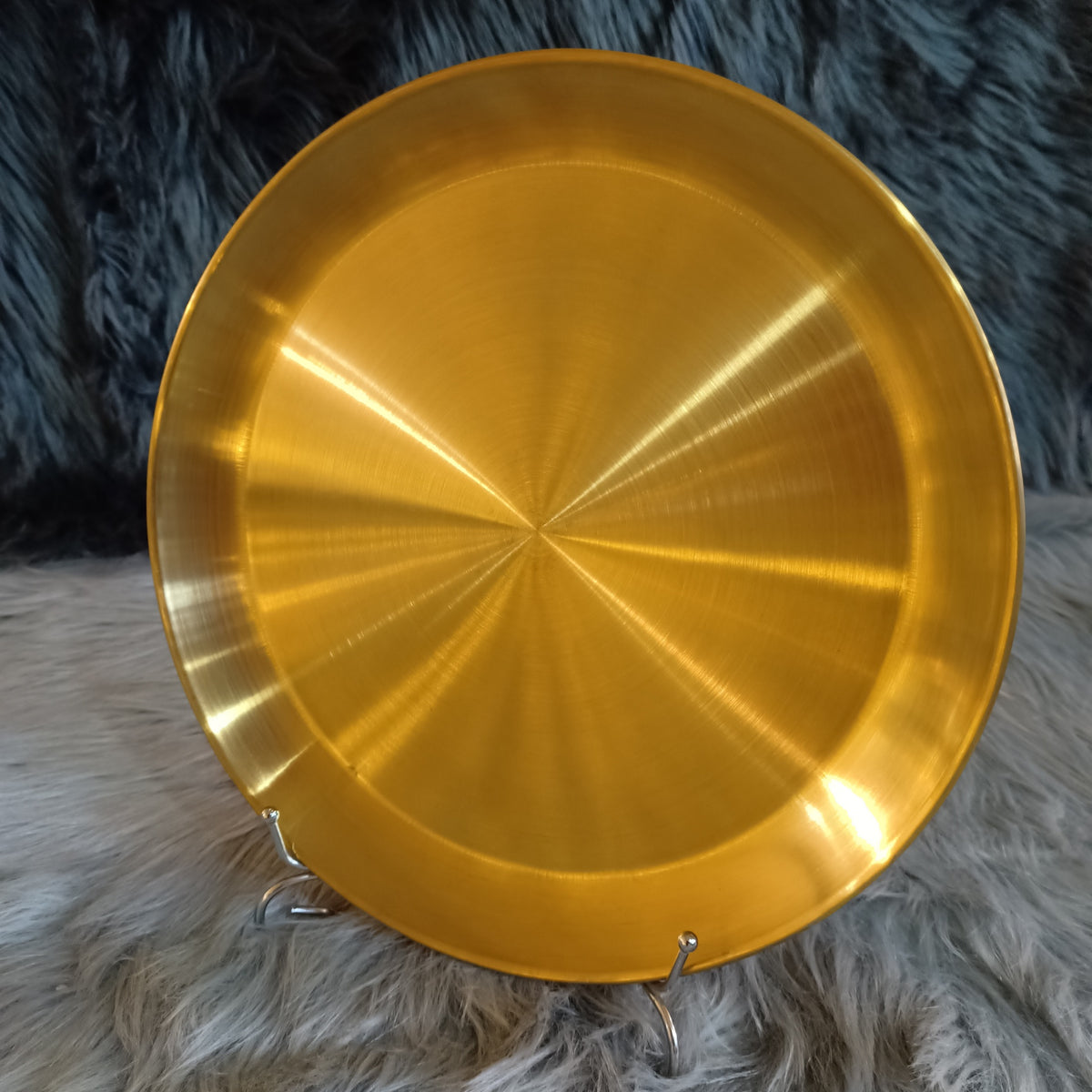 Round Gold Dinner Plate (30cm)