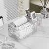 Acrylic Tissue Box with Remote Holder