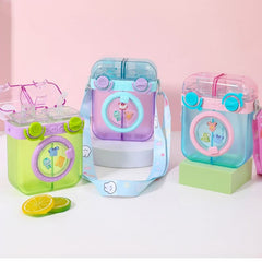 Machine Design Water Bottle-Purple