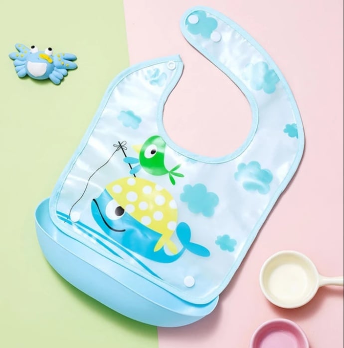 Baby Food Catcher Bib