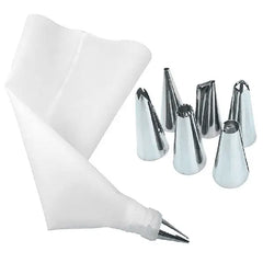 Cake Decorating Nozzle with Piping Bag
