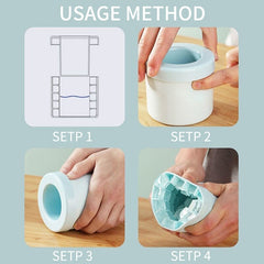 Silicone Ice Cube Maker Ice Bucket Cup Mold
