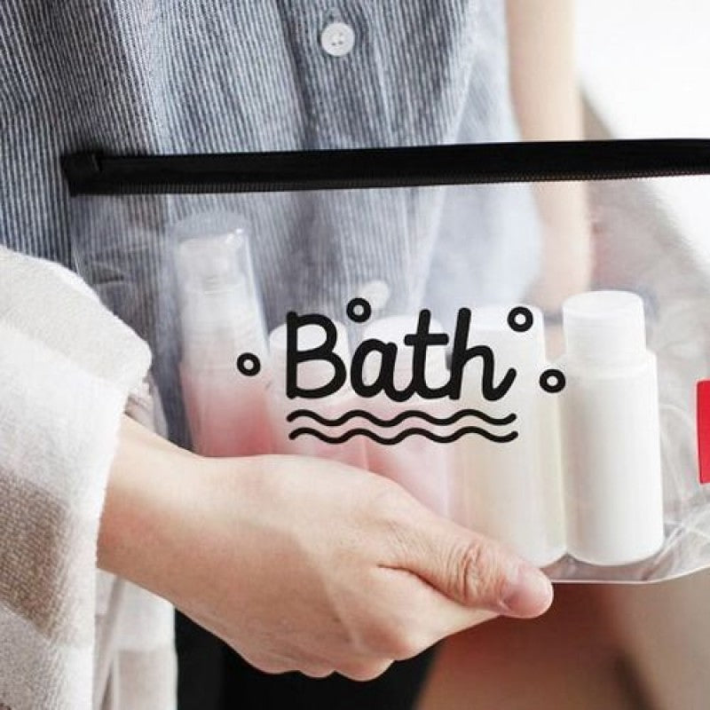 Transparent Travel Bath Pouch