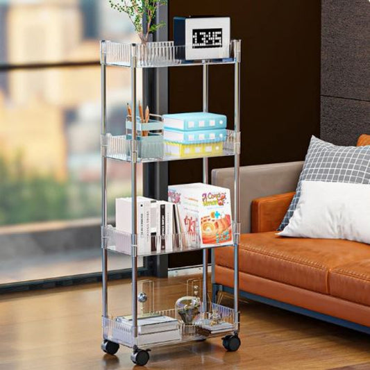 Acrylic Multipurpose Smart Trolley