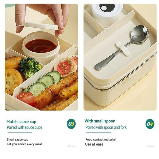 Super Cat Design Bento Lunch Box-Sky Blue