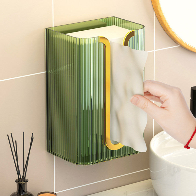 Wall-Mounted Acrylic Tissue Box