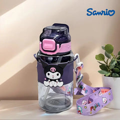 Kitty Water Bottle-Black