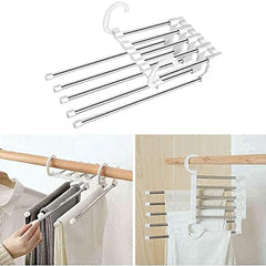 5 in 1 Stainless Steel Foldable Hanger