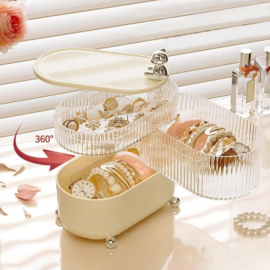 360°Rotating Jewelry Storage Box