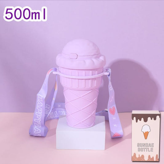 Ice Cream Shape Mug-Purple