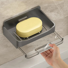 Double-Layer Wall-mounted Soap Holder (1 Pc)