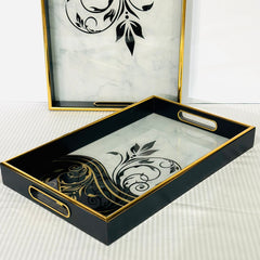 1 Pc Italian Square Tray-S