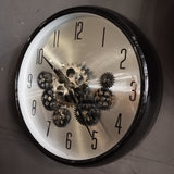 Gears Wall Clock (Black)