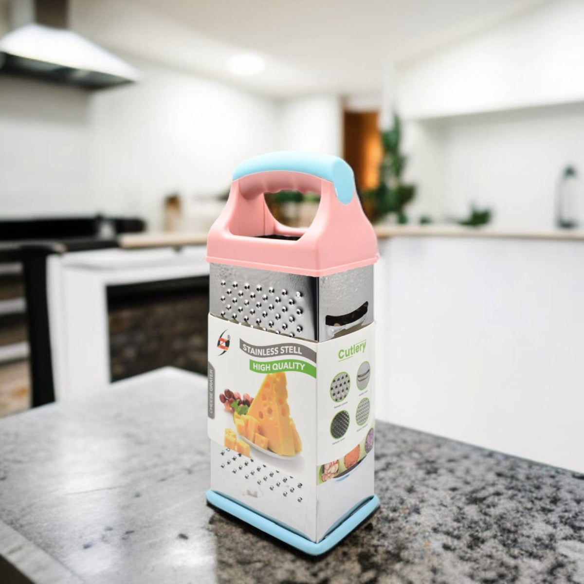 4 Sided Cheese Vegetable Box Grater