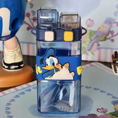 Two-Compartment Water Bottle-Blue