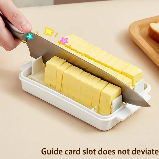 1 Pc Butter Cutter Container With Lid