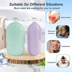 Reusable Silicon Ice Roller Massager