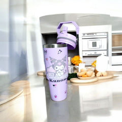 Stainless steel thermos cup -Purple