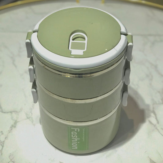 3 Layer Lunch Box-Green
