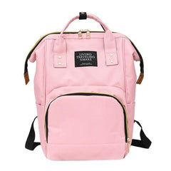 Large Capacity Baby Diaper Bag-Light Pink