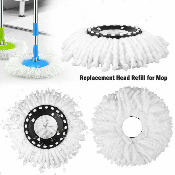 360° Spin Round Mop Head-1Pc