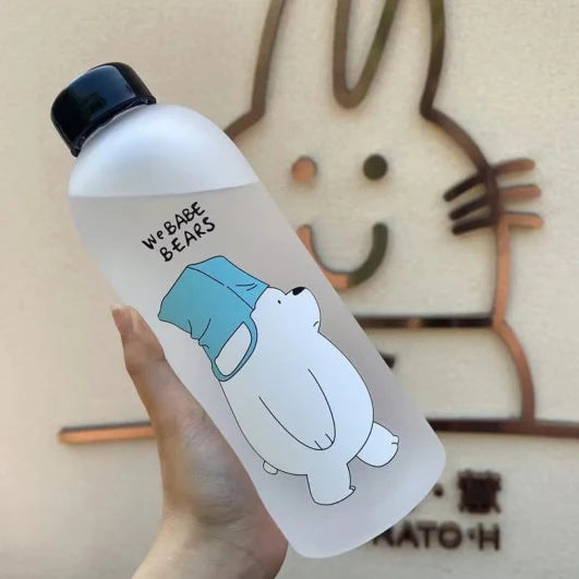 Cartoon Printed Water Bottle