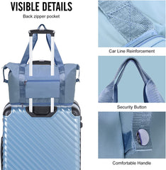 Large Capacity Travel Storage Bag (Ice Blue)