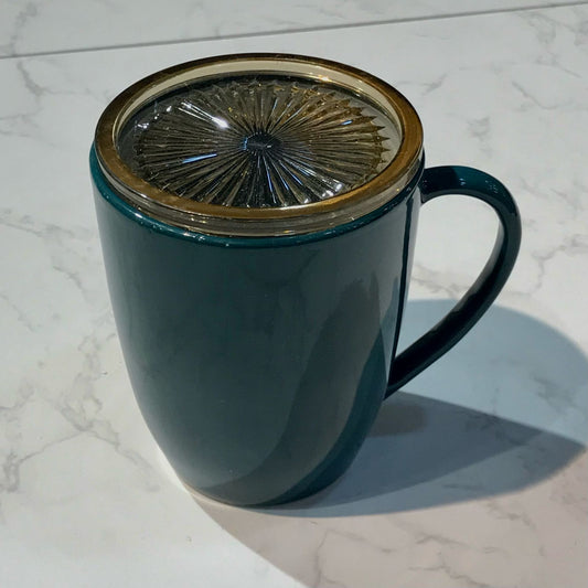 Ceramic Mug with Lid-D6