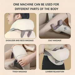 Electric Wearable Body Massager -White