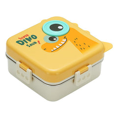 Dino Saur Design Bento Lunch Box-Orange