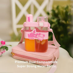 Dual Section Sipper Bottle