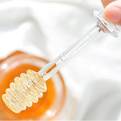 2 Pc Acrylic Honey Stick and Spoon