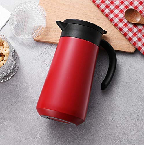 Double Walled Vacuum Thermos-Red