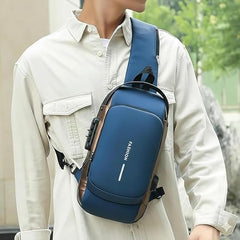 Anti-Theft Sling Cross Body Travel Bag (Black)