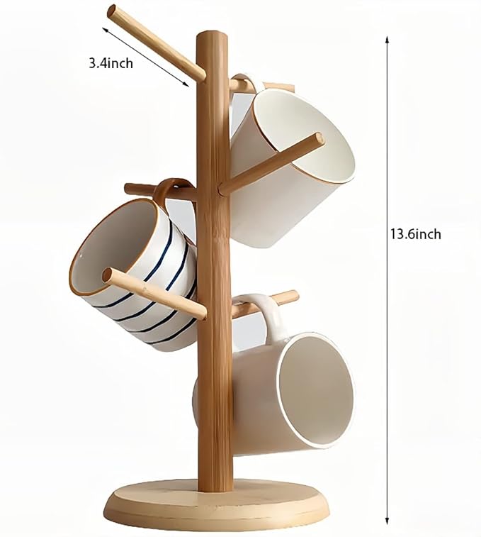 Wooden Mug Stand