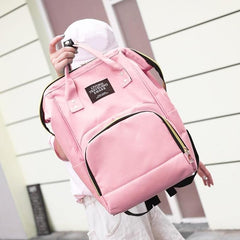 Large Capacity Baby Diaper Bag-Light Pink