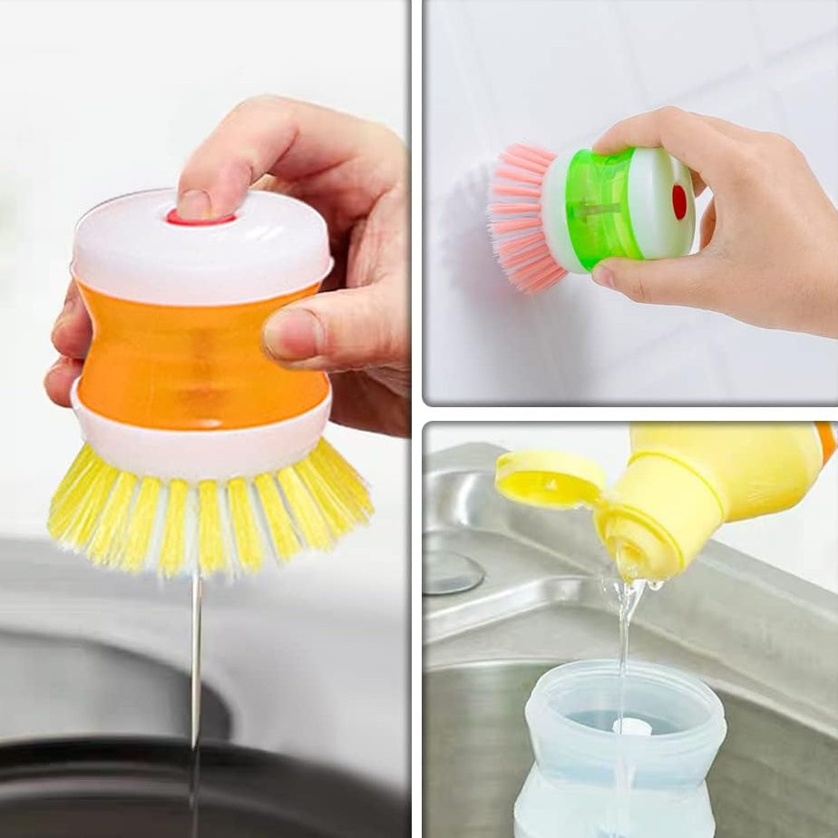 Soap Dispensing Cleaning Brush