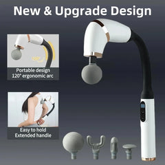 Percussion Massage Gun with Extension