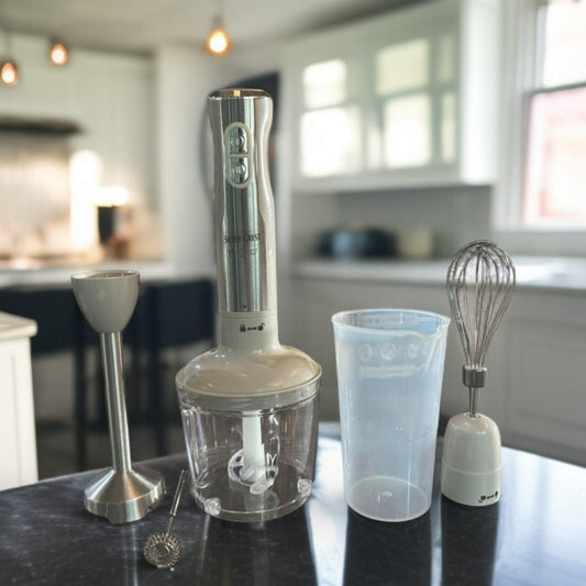 Silver Crest 5 in 1 Hand Blender -Light Grey