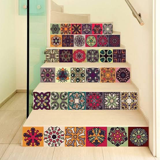 12 PCS Home Decor Tile Stickers Self Adhesive