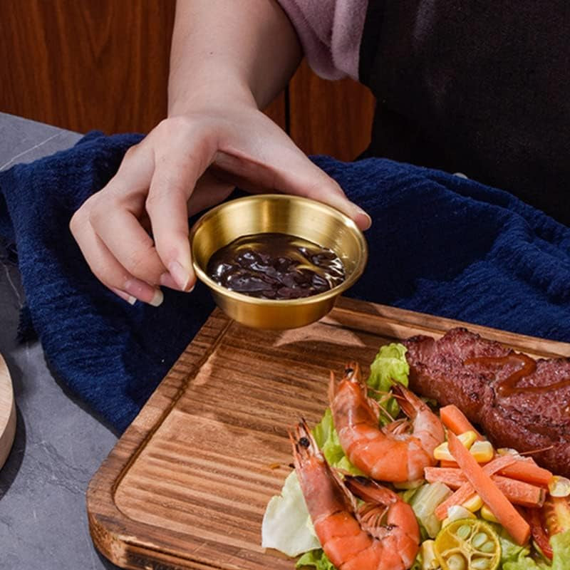 Golden Seasoning Plate Round Small