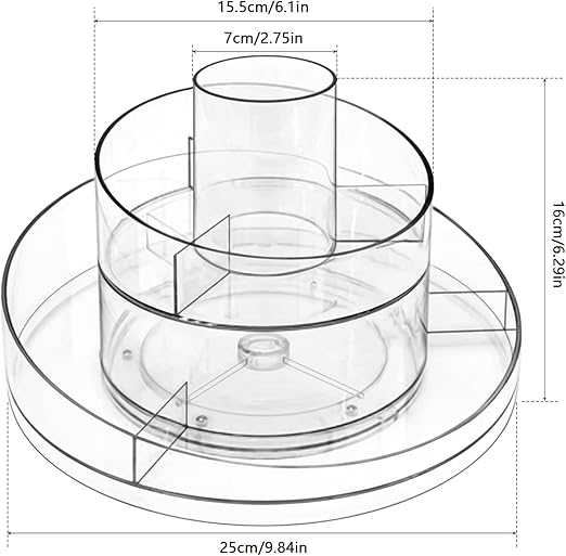 Makeup Organizer 360° Rotating Storage Organizer