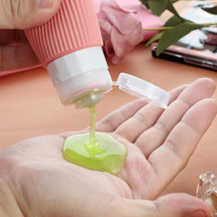 4 Pcs Silicone Travel Bottle