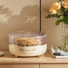 Rotating Snack & Nut Storage Box-OffWhite