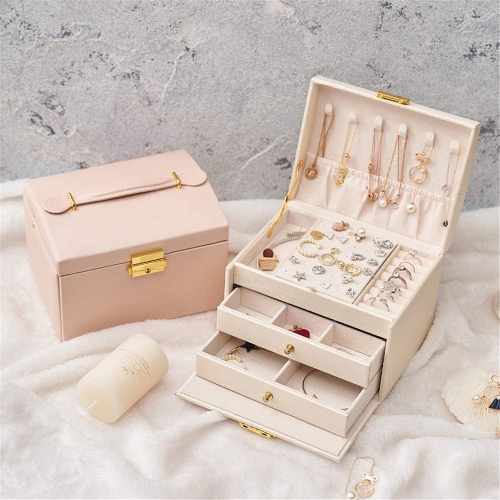 Luxury Lockable Jewelry Holder Organizer