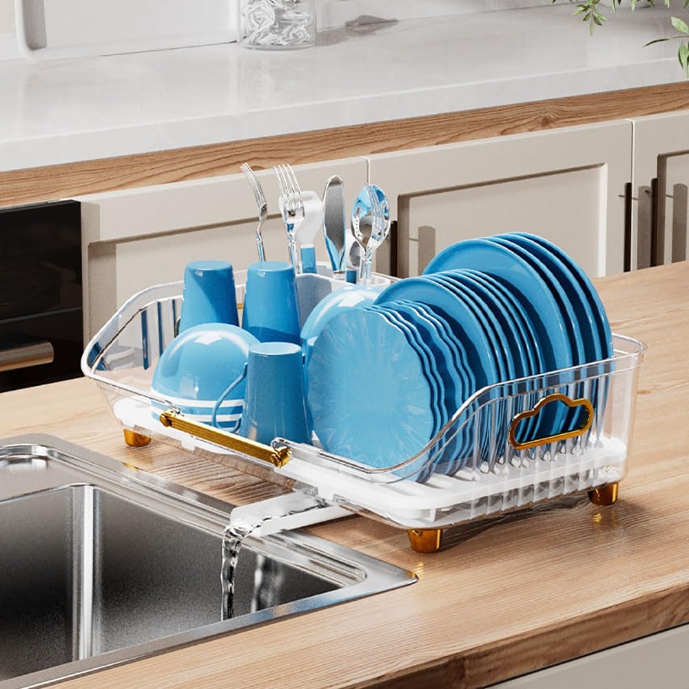 Stainless Steel Dish Drainer Tray Rubbermaid Kitchen Dish Rack