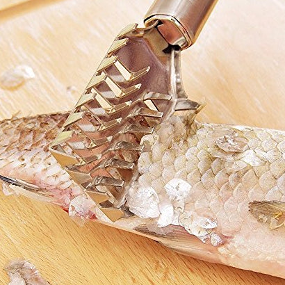 Wooden Handle Fish peeler
