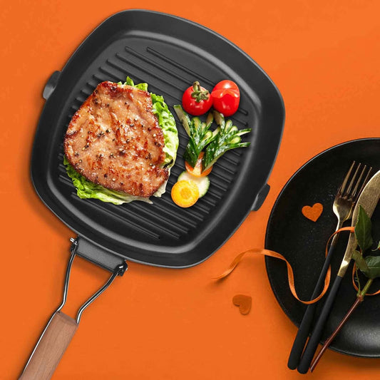 Foldable Handle Grill Pan-20cm