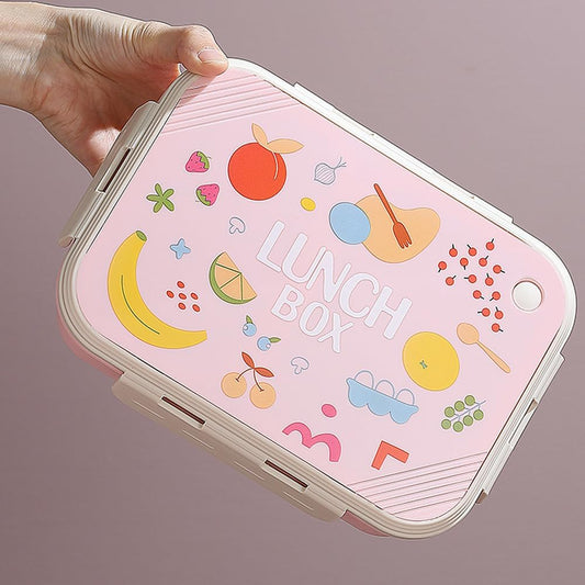 Stainless Steel Lunch Box-Pink