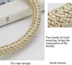 2 Pcs Curtain Holders Punch-Free Thick Rope
